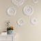 Ekena Millwork Benson Ceiling Medallion (Fits Canopies up to 6 1/8"), 11 1/8"OD x 6 1/8"ID x 5/8"P, Primed White CM11BN - alternate 4